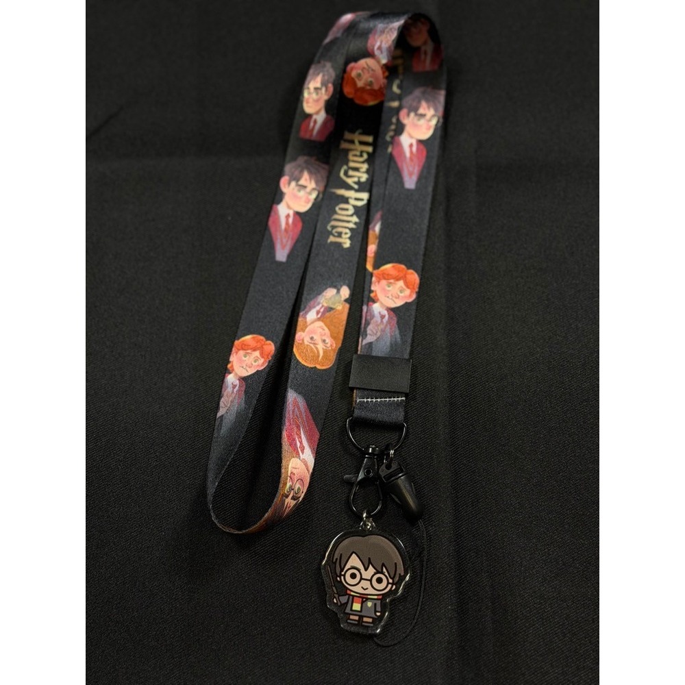 Harry Potter Chibi Lanyard with Acrylic Charm ID Badge Holder Keychain